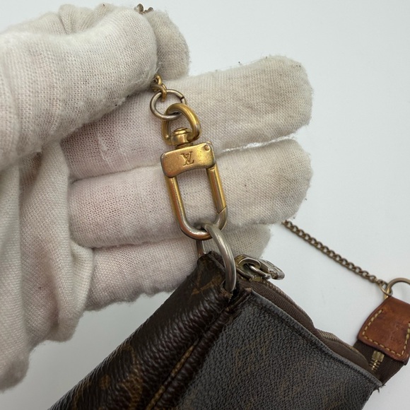 Louis Vuitton Brown Monogram Mini Pochette Accessoire - Picture 4 of 9